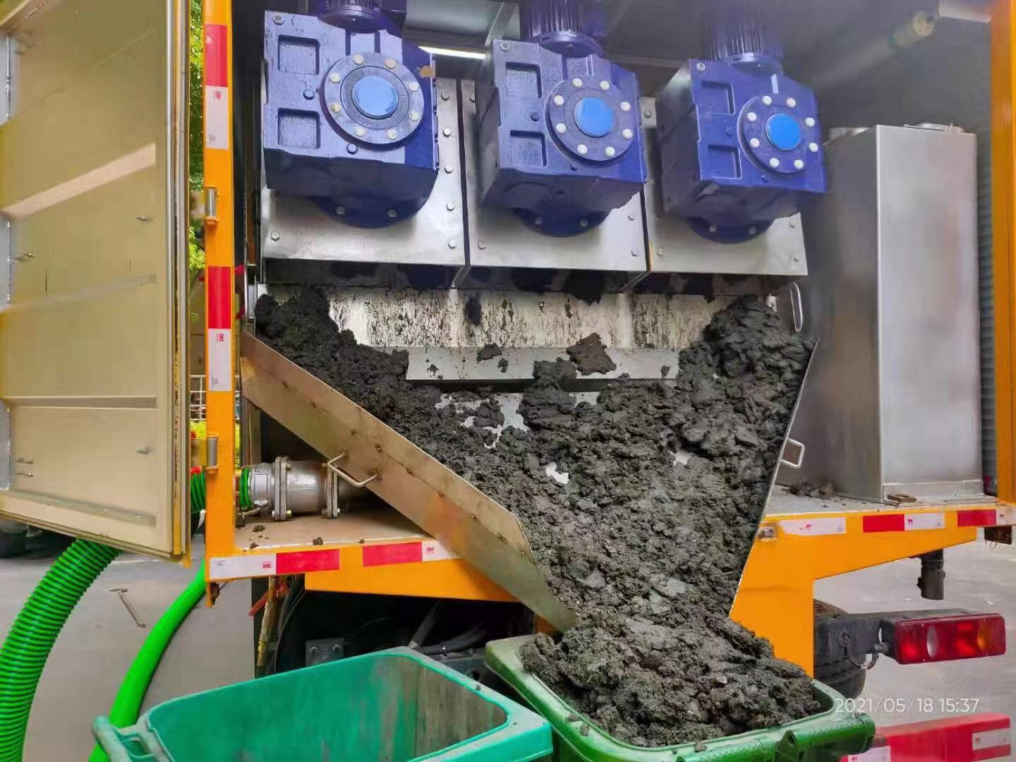 蚌山化粪池清掏城市维护站-泥浆净化干湿分离处理